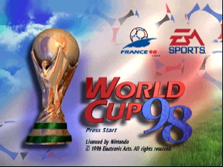 World Cup 98 (USA) (En,Fr,De,Es,It,Nl,Sv,Da) Title Screen
